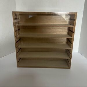 NEW - 12x12 Adjustable‎ Wood Shelf Target Bullseye's Display RETIRED Rare